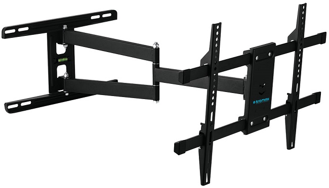 

Кронштейн настенный Kromax DIX-20 Kromax_20261 черный, 22"-65", макс. 45 кг., поворотно-выдвижной и наклонный, DIX-20