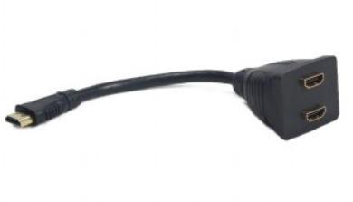 

Разветвитель HDMI Cablexpert DSP-2PH4-002 HD19F/2x19F, 1 компьютер => 2 монитора, пасивный, Full-HD, 3D, 1.4v, DSP-2PH4-002