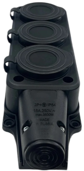 фото Удлинитель силовой iTOK i-CONNECT-COLOR-SU-KG-325-3-54-25-BLACK-OR в Воронеже