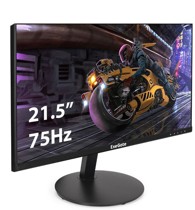 

Монитор 21,5" Exegate SmartView EP2207A EX295590RUS 1920x1080 LED, 16:9, IPS Grade A+, 250cd, 1000:1, 5М:1, 5ms, 178/178, DP, HDMI, VGA, audio, 75Hz,, SmartView EP2207A