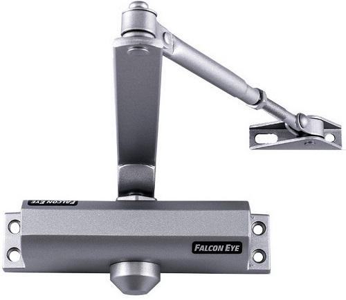 

Доводчик Falcon Eye FE-B5W (серебро) на дверь весом 85-120кг. Литой алюминевый корпус, регулируемая скорость закрытия, используется незамерзающее масл, FE-B5W (серебро)