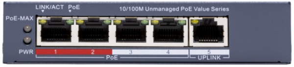 фото Коммутатор PoE HIKVISION DS-3E0105P-E/M(C)
