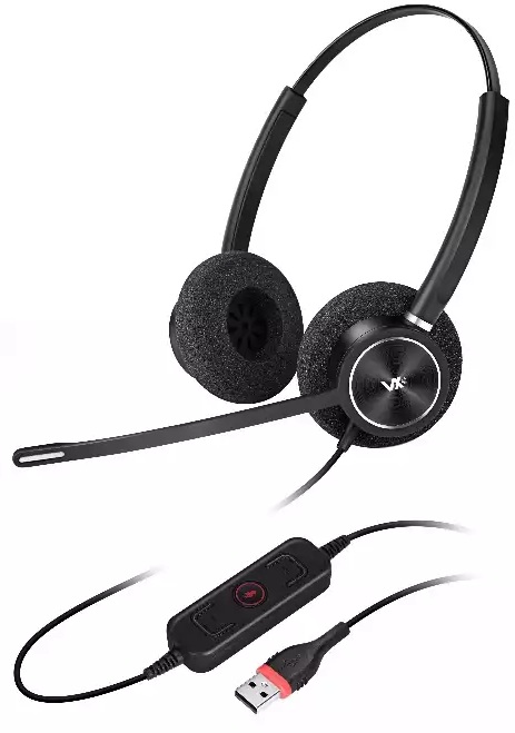 

Комплект VoiceXpert VXV-110-300D для персональной конференцсвязи (вебкамера VXV-110-UMS + гарнитура VXH-300D), VXV-110-300D