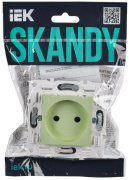 фото Розетка без заземления IEK SK-R13-10-K06