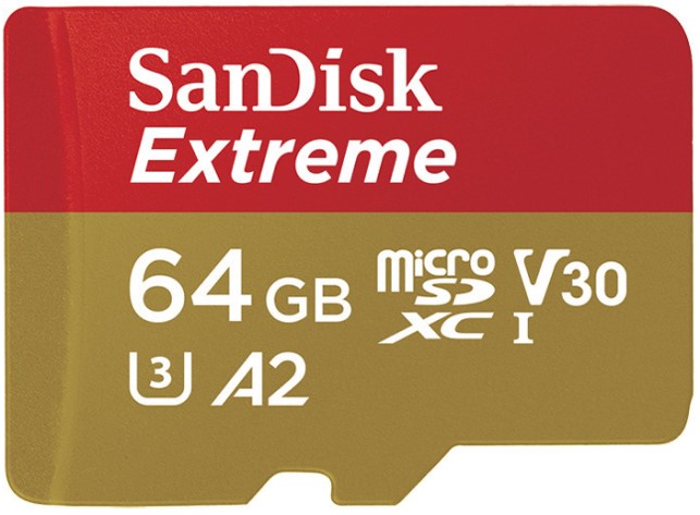 

Карта памяти 64GB SanDisk SDSQXAH-064G-GN6MN UHS-I U3, Class 10, цвет: золотой/красный, SDSQXAH-064G-GN6MN