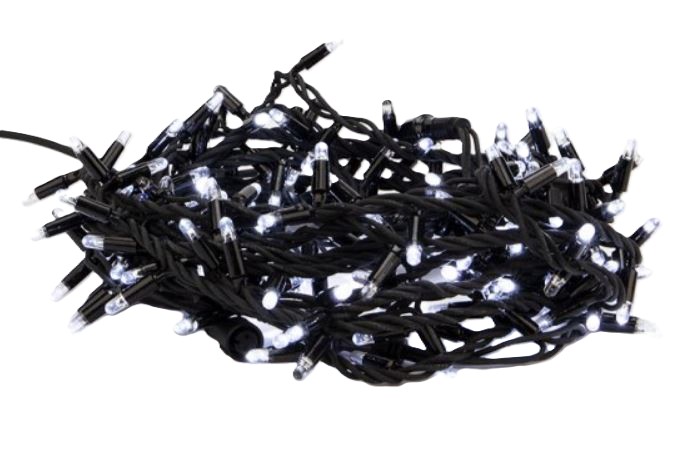 

Гирлянда NEON-NIGHT 315-195 нить 10м (2 модуля x 5м) 200 LED белый черный каучук IP67 эффект мерцания 230В соединяется нужен блок 315-000, 315-195