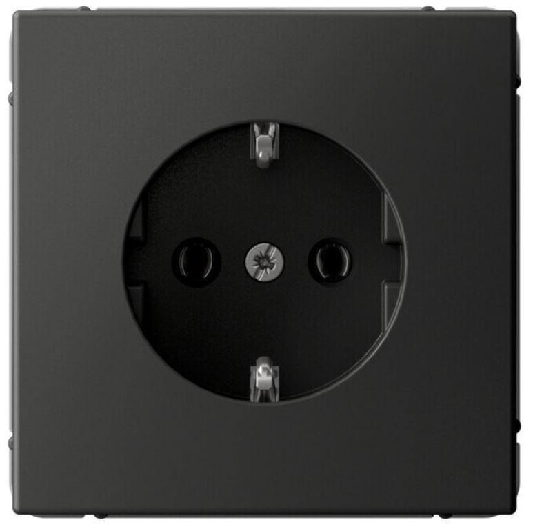 

Розетка с заземлением Systeme Electric GAL001443 ArtGallery 16А, механизм, Базальт, GAL001443
