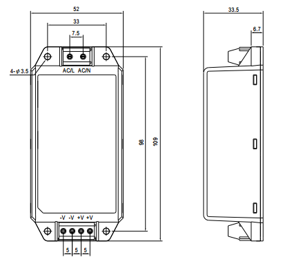 

Преобразователь AC-DC сетевой Mean Well IRM-45-12 45.6Вт, вход 85...264В AC 47...440 Гц, выход 12В/3.8А, изоляция 3000В AC, в корпусе на плату 87x52x2, IRM-45-12