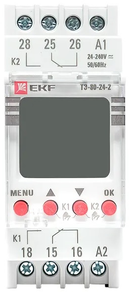 фото Таймер  EKF te-80-24-2 в Екатеринбурге
