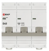 фото Автоматический выключатель EKF mcb47100m-3-40D-pro