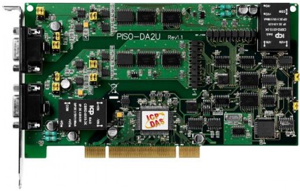 

Плата ICP DAS PISO-DA2U/S CR PISO-DA2U with DB-8425 daughter board, PISO-DA2U/S CR