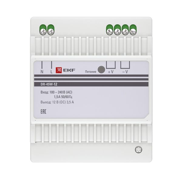 

Блок питания EKF dr-45w-12 12В, dr-45w-12