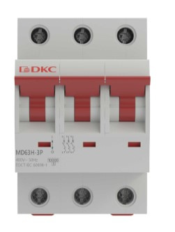фото Автоматический выключатель модульный DKC MD63H-3PB4 в Красноярске