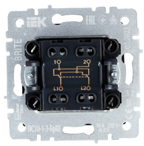 фото Переключатель перекрестный  IEK BR-V13-0-10-K37 в Красноярске