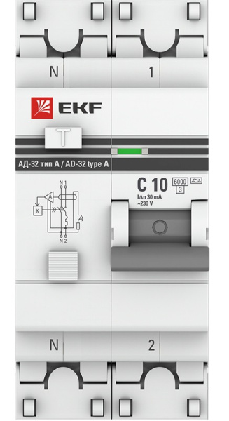 фото Автомат дифференциальный EKF DA32-6-10-30-a-pro в Перми