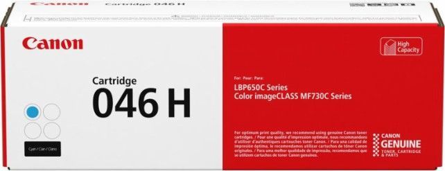

Картридж Canon 046H 1253C002 для i-SENSYS LBP653Cdw/LBP654Cx/MF732Cdw/MF734Cdw/MF735Cx (5000 стр), голубой, 046H
