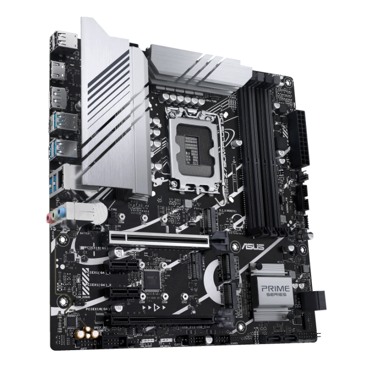 

Материнская плата mATX ASUS PRIME Z790M-PLUS D4 (LGA1700, Z790, 4*DDR4 (5333), 4*SATA 6G RAID, 3*M.2, 4*PCIE, Glan, HDMI, DP, USB Type-C, 5*USB 3.2, 2, PRIME Z790M-PLUS D4