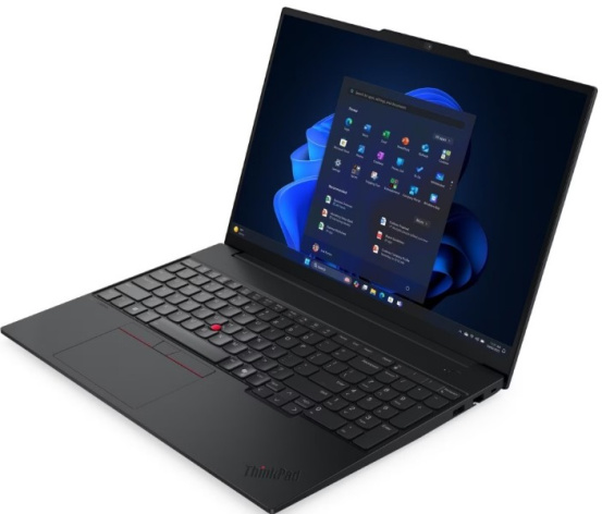 фото Ноутбук Lenovo Thinkpad E16 G3 16" (Intel Core Ultra 7, 16Гб , SSD 512 Гб, Arc graphics 140T, Windows 11 Профессиональная) Черный [21SSS0AS00_W11P]