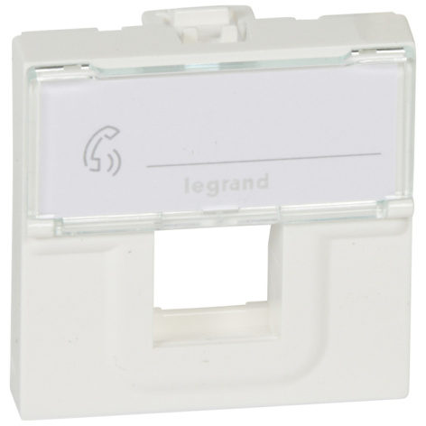 Изображение товара Панель лицевая Legrand 078604 серия Mosaic накладка горизонтальная 2 модуля