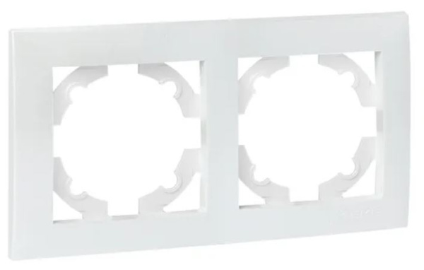 Изображение товара Двойная рамка EKF Валенсия из поликарбоната для электроустановок