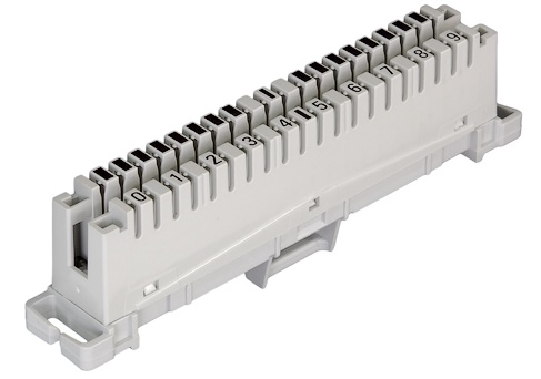 

Плинт NikoMax NMC-PL10-CC-10 соединительный 10 пар, маркировка 0, 1, ... 9, крепление под кронштейн, 10шт, NMC-PL10-CC-10