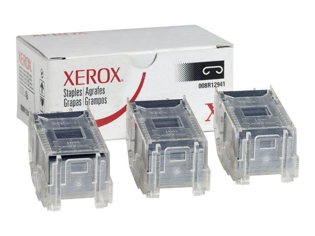

Скрепки Xerox 008R12898 (5000 х 3шт.) для D95/110/ WCP65/75/90/CQ92xx/DC 490/165/175/4110/4595, 008R12898
