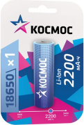 фото Аккумулятор  Космос KOC18650Li-ion22UBL1