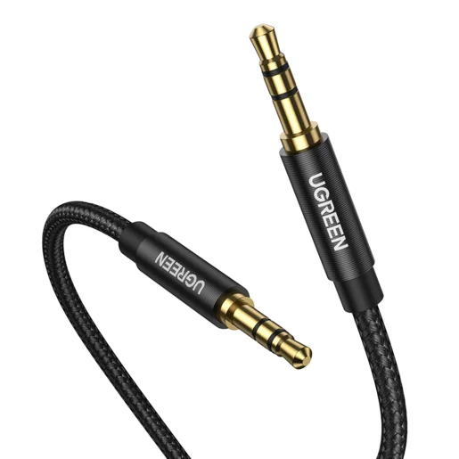 

Кабель аудио UGREEN AV112 3.5mm Male To Male Angled Cable угловой. Длина: 2м. Цвет: черный, AV112