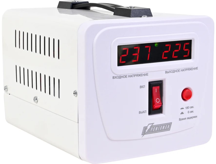 

Стабилизатор напряжения Powerman AVS 1000 E 6187940, AVS 1000 E