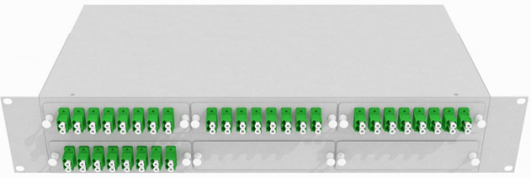 фото Кросс оптический стоечный  TopLAN КРС-Top-2U-64LC/A-OS2-GY в Казани