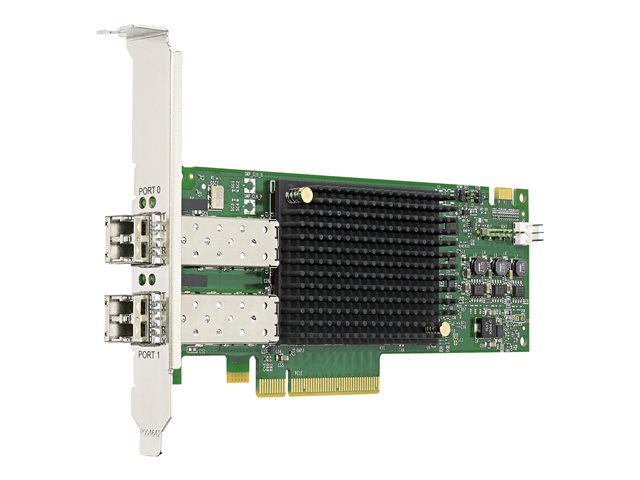 

Контроллер Dell LPE31002 Dual Port 16Gb Fibre Channel HBA, PCIe, V2 (оба брекета), LPE31002