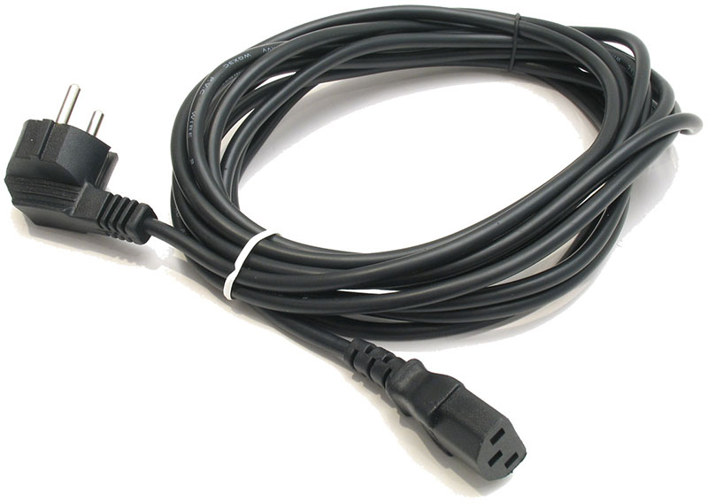

Кабель питания Cabeus PC-186-VDE-1.8M компьютера (Shucko+C13) (3x0.75), 1.8м, PC-186-VDE-1.8M