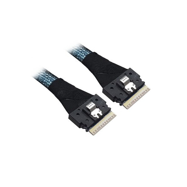 

Кабель Amphenol CBL-8654-2-8654-10 Cable, x8 SFF-8654 to 2x4 SFF-8654 (Slim SAS), 0,65M (05-60004-00), CBL-8654-2-8654-10