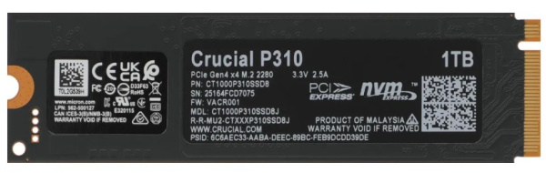 фото Накопитель SSD M.2 2280 Crucial P310 в Казани 1000 ГБ