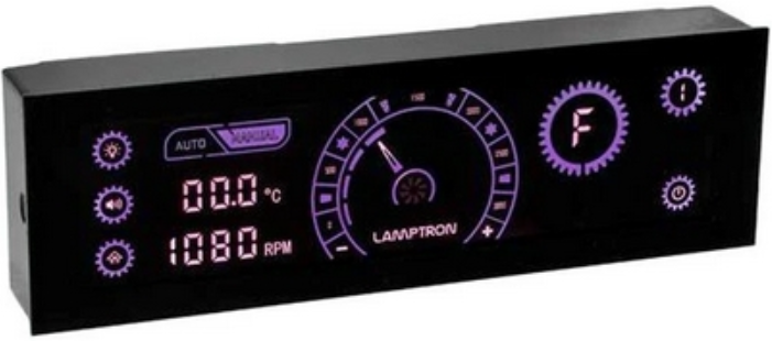 

Панель управления вентиляторами Lamptron LAMP-CR430BUV Fan Controller CR430-UV, LAMP-CR430BUV