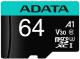 фото Карта памяти MicroSDXC 64GB ADATA AUSDX64GUI3V30SA2-RA1 в Казани