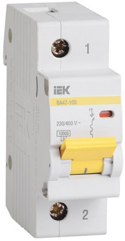 Изображение товара Автоматический выключатель IEK MVA40-1-016-C 16А 1П 10кА C