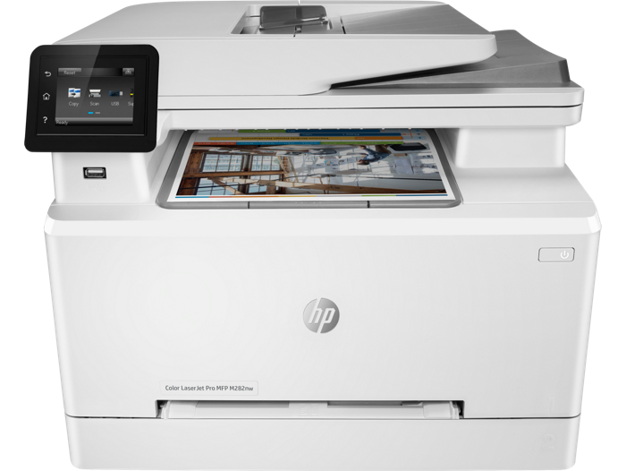 

МФУ HP Color LaserJet Pro M282nw 7KW72A A4, 21ppm, ADF50, USB/LAN/Wi-Fi, 256Mb, 2tray 250+1, Color LaserJet Pro M282nw