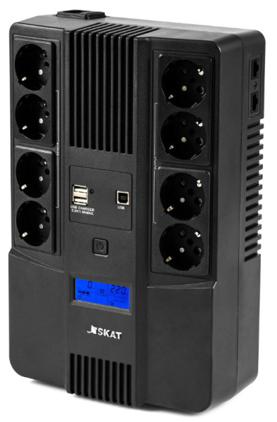 фото Источник бесперебойного питания  Бастион SKAT-UPS 1000-AID-IN-1x9-8 в Красноярске