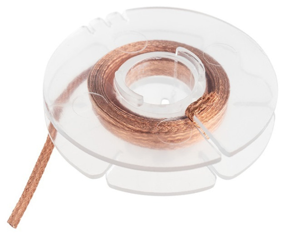 Изображение товара Оплетка Rexant 09-3001 для удаления припоя 1500 мм медь