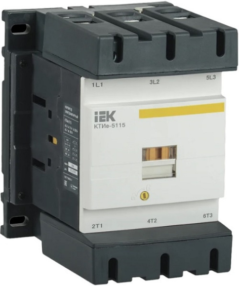 Изображение товара Контактор электромагнитный IEK KKTE50-115-230-10 для управления электродвигателями