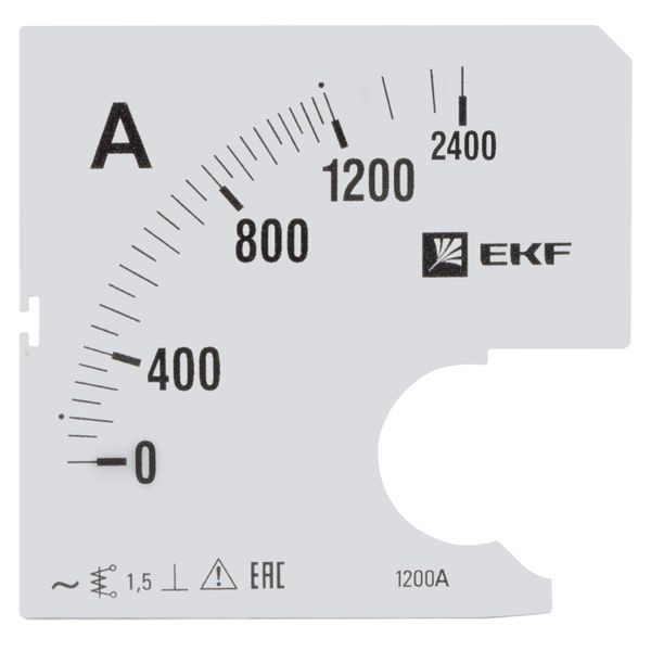 

Шкала сменная EKF s-a961-1200 для A961 1200/5А-1,5, s-a961-1200