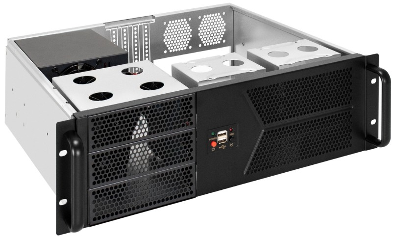 

Корпус серверный 3U Exegate Pro 3U400-07 EX298429RUS RM 19", глубина 400, БП 1000RADS, 2*USB, Pro 3U400-07