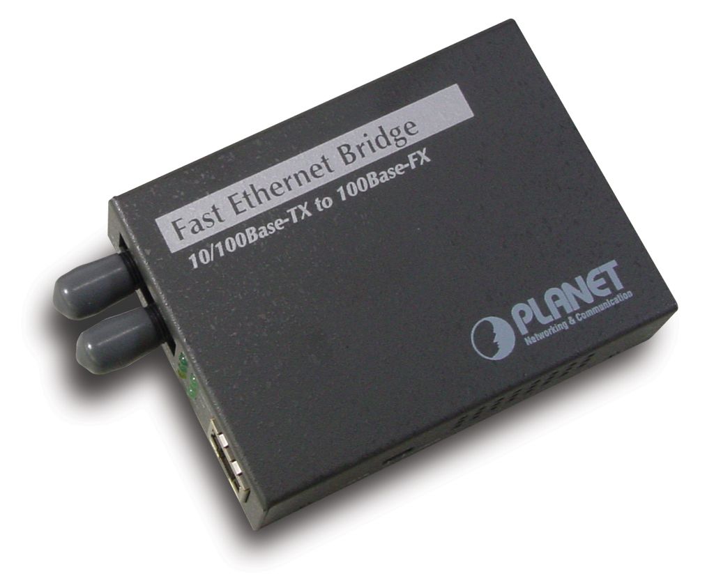 

Медиа-конвертер Planet FT-801 10/100Base-TX to 100Base-FX (ST) Bridge Media Converter, LFPT Supported, FT-801