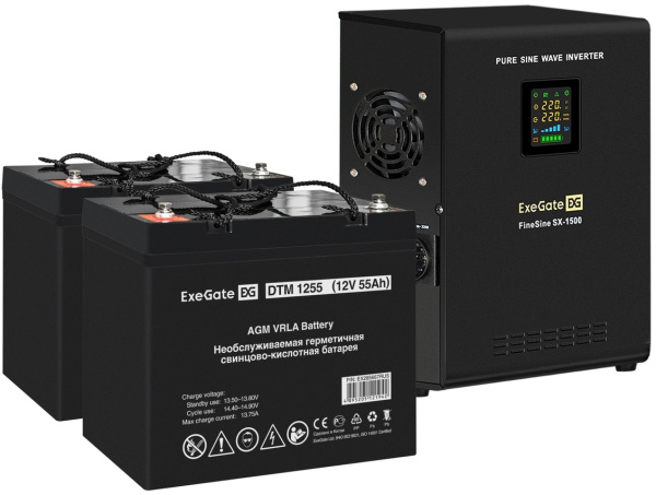 фото Комплект  Exegate FineSine SX-1500.LCD.AVR.2SH в Казани