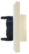 фото Розетка двухместная с заземлением  IEK FP-R21-16-1-K10