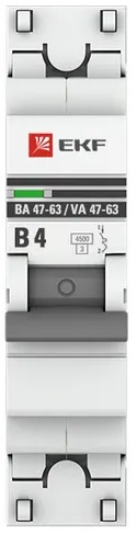 фото Автоматический выключатель  EKF mcb4763-1-04B-pro в Челябинске