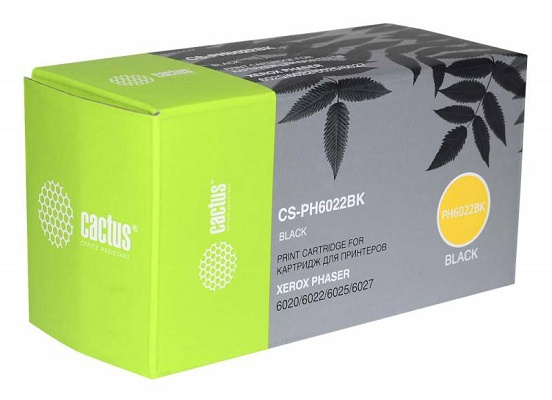 Изображение товара Картридж Cactus CS-PH6022BK 106R02763 для лазерных мфу и принтеров черный