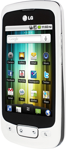 фото Мобильный телефон  LG P500 Optimus One White