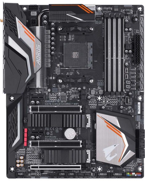 фото Материнская плата ATX GIGABYTE X470 AORUS GAMING 7 WIFI